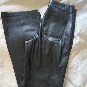 Mango Charcoal Straight Leg Pants